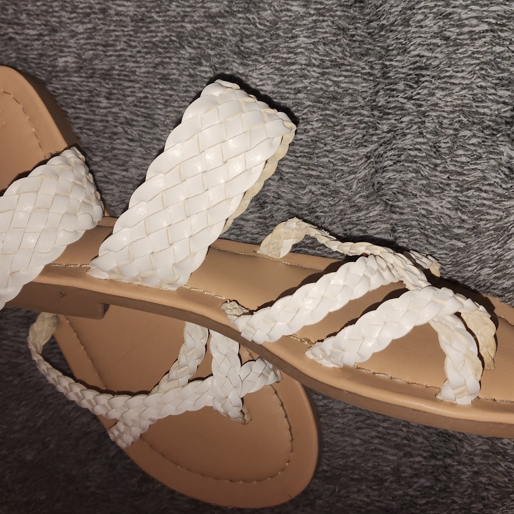 just fabulous, open toe sandals size woman's 6